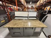 True 60" Pizza Prep Table with Drawers