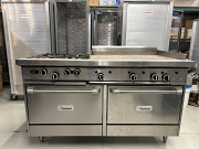 Garland Natural Gas Range with 2 Standard Ovens, 4 Open Burners, 36" Griddle