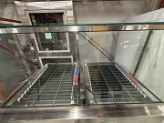 62" Stainless Steel Curved Glass Refrigerated Display Case