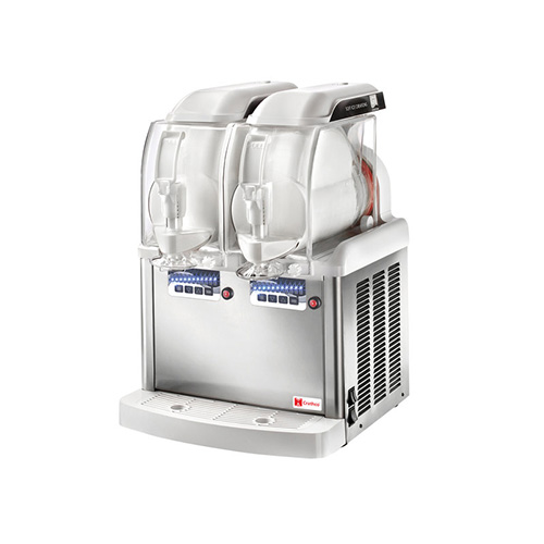 Crathco GT-PUSH-2 Double 1.3 Gallon Frozen Beverage Dispenser