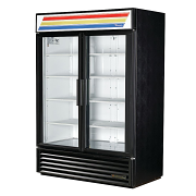 True GDM-49F-HC~TSL01 BLK 54" Black Swing Glass Door Merchandiser Freezer True GDM-49F-HC~TSL01 BLK 54" Black Swing Glass Door Merchandiser Freezer