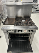 Garland Natural Gas 4-Burner Range with 12" Griddle Garland Natural Gas 4-Burner Range with 12" Griddle