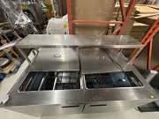 Defield 60" 3 Door Refrigerated Pizza Prep Table Defield 60" 3 Door Refrigerated Pizza Prep Table