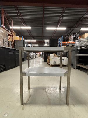 24" Stainless Steel Work Table with bottom shelf 24" Stainless Steel Work Table with bottom shelf