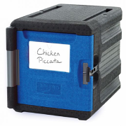 Metro ML300-BU Mightylite Blue Front Loading Full Size Insulated Pan Carrier