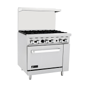 EFI RCTRS-6B-N 36″ Natural Gas Range With 6 Open Burner EFI RCTRS-6B-N 36″ Natural Gas Range With 6 Open Burner