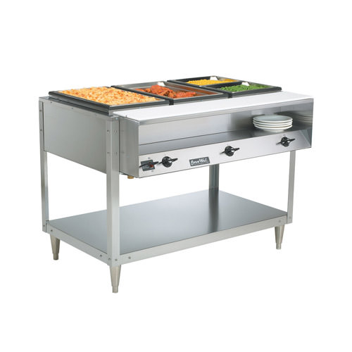 Vollrath 38117 ServeWell 3 Pan Electric Hot Food Table 208 Volts