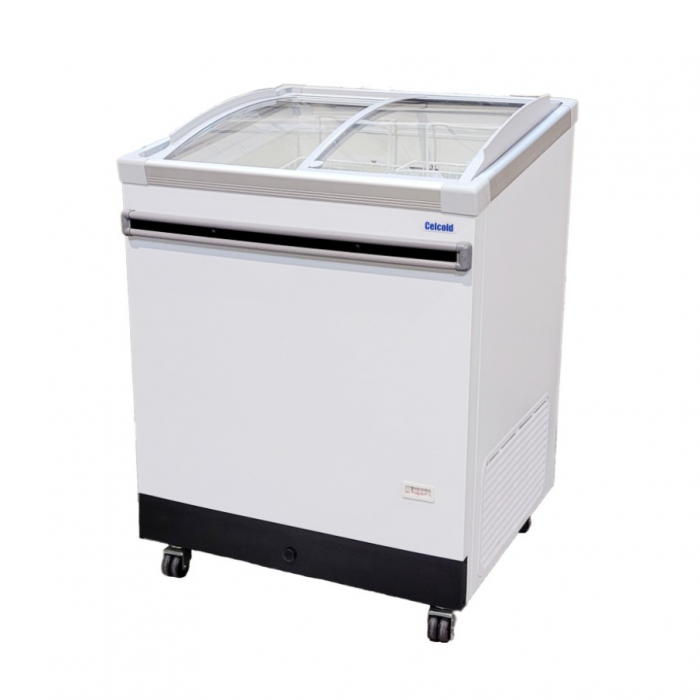 Celcold CATF40 - 40" Angle-Top Ice Cream Display Freezer - 9.5 Cu. Ft.